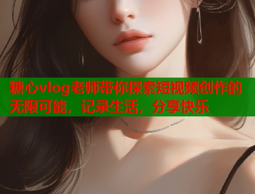 糖心vlog老师带你探索短视频创作的无限可能，记录生活，分享快乐