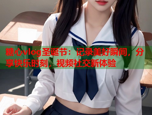 糖心vlog圣诞节：记录美好瞬间，分享快乐时刻，视频社交新体验
