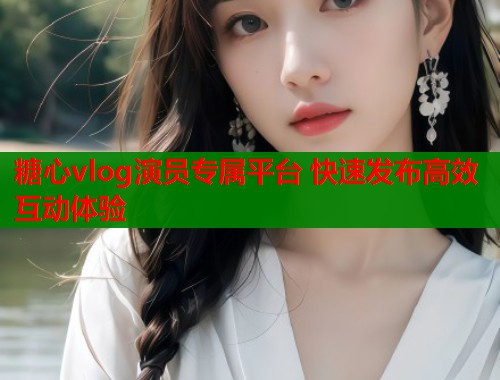 糖心vlog演员专属平台 快速发布高效互动体验