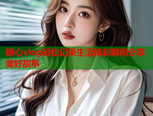 糖心vlog轻松记录生活精彩瞬间分享美好故事