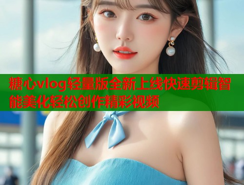 糖心vlog轻量版全新上线快速剪辑智能美化轻松创作精彩视频