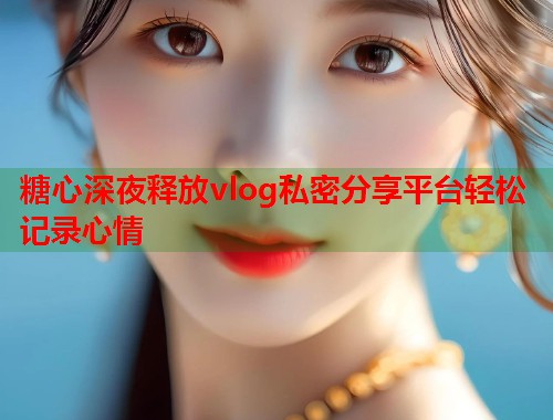 糖心深夜释放vlog私密分享平台轻松记录心情