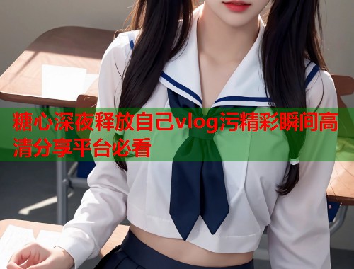 糖心深夜释放自己vlog污精彩瞬间高清分享平台必看