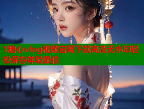 1糖心vlog视频官网下载高清无水印轻松保存体验最佳