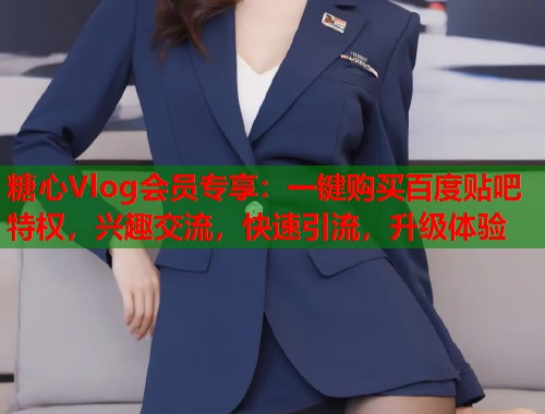 糖心Vlog会员专享：一键购买百度贴吧特权，兴趣交流，快速引流，升级体验  第2张