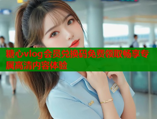 糖心vlog会员兑换码免费领取畅享专属高清内容体验
