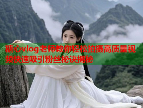 糖心vlog老师教你轻松拍摄高质量视频快速吸引粉丝秘诀揭秘