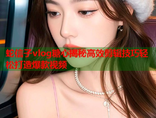 蛇信子vlog糖心揭秘高效剪辑技巧轻松打造爆款视频  第2张
