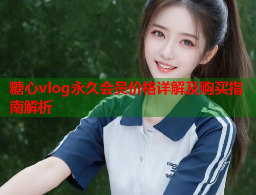 糖心vlog永久会员价格详解及购买指南解析