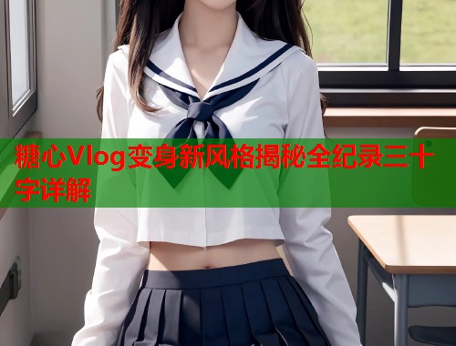 糖心Vlog变身新风格揭秘全纪录三十字详解