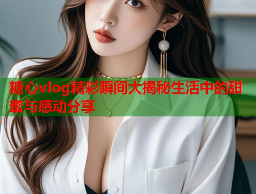 糖心vlog精彩瞬间大揭秘生活中的甜蜜与感动分享