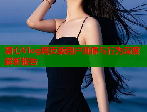 糖心Vlog网页版用户画像与行为深度解析报告  第2张